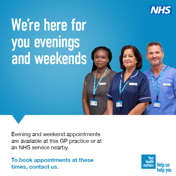 NHS Enhanced Access banner and link to more information